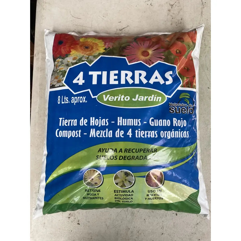 Sustrato Organico Premium Verito Jardin 8lts