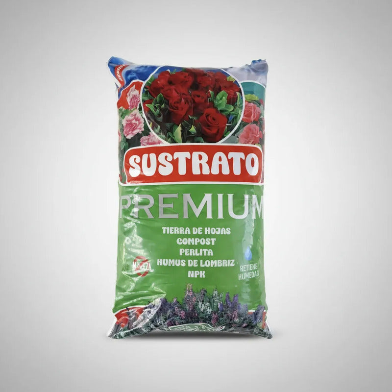 Sustrato Premium 18 Litros Plantas De Interior Y Exterior