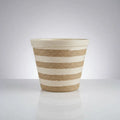 Macetero Maceta Hilo Decorativo 18cm Diametro Beige Beige Hilo