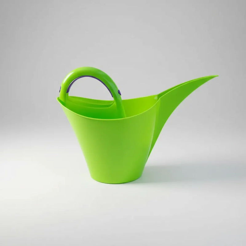 Regadera Plastico Para Plantas 2 Litros Verde Claro