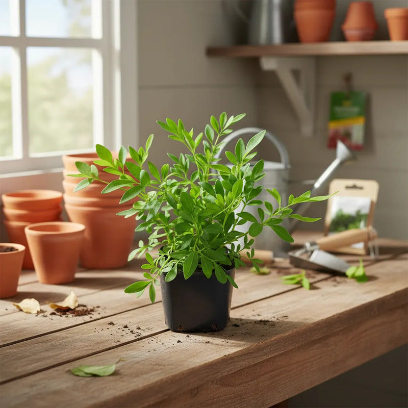 Ruda Pequeña Planta De Protección