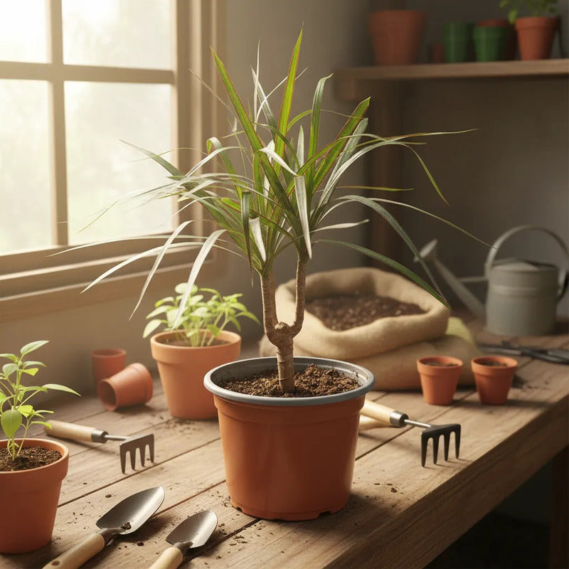 Dracena Marginata Palmera Interior Pequeña