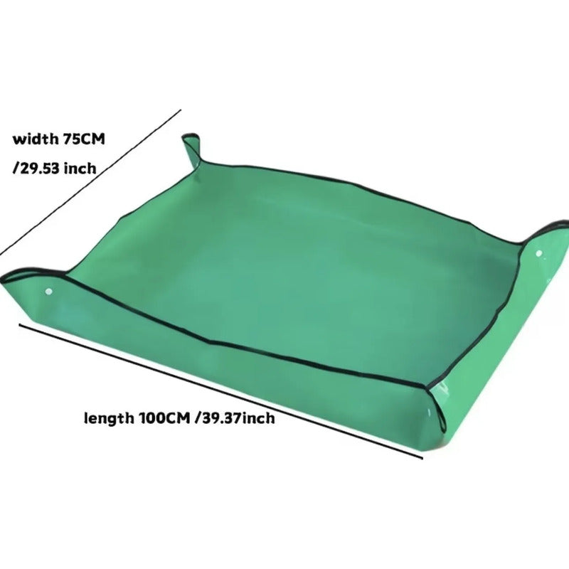 Alfombra Transplante Mat Para Plantas Multiuso Impermeable 100 CM 75 CM Verde