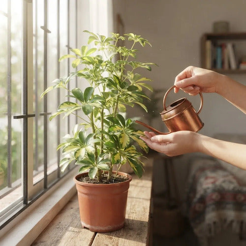 Cheflera Variegada 100 cm | Planta de Interior