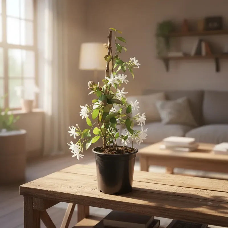Jazmin Helice Planta Enredadera Blanco