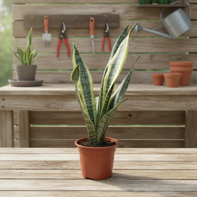 Sansevieria Laurentii Grande Varias Hojas /lengua De Suegra