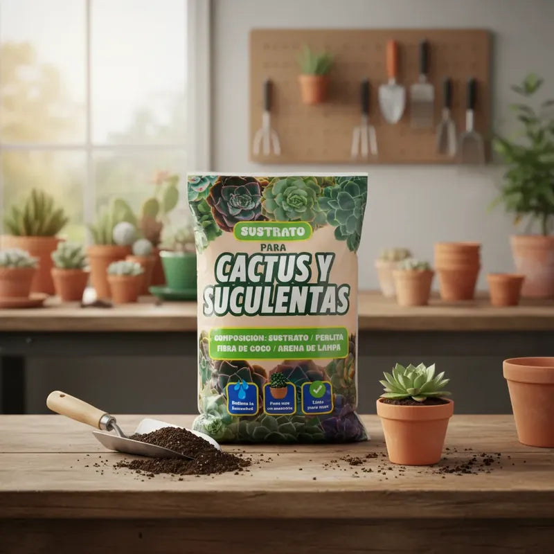 Sustrato Para Cactus Y Suculentas 3lts