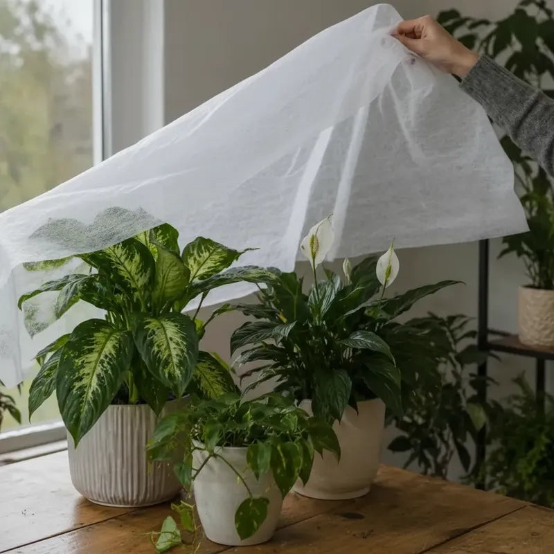 Malla/ Manta Antihelada 25grs Para Plantas De Exterior E 3x2mts
