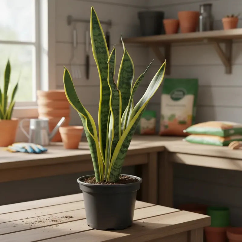 Sansevieria Laurentii Grande Varias Hojas /lengua De Suegra