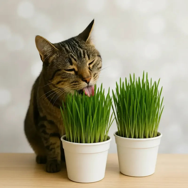 Pack 2 Pasto de Trigo para Gatos - Planta Lista