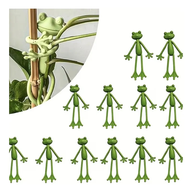 Soporte Para Plantas Forma De Rana 2 Unidades