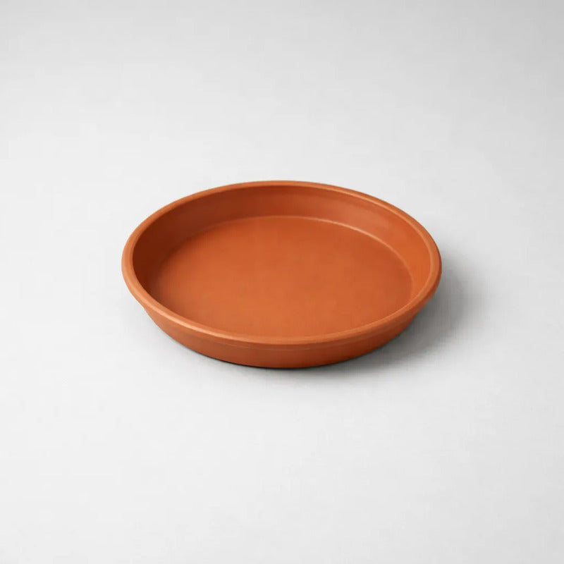 Pack 5 Platos  Macetero Plastico 21 Cm Diametro Terracota Plato