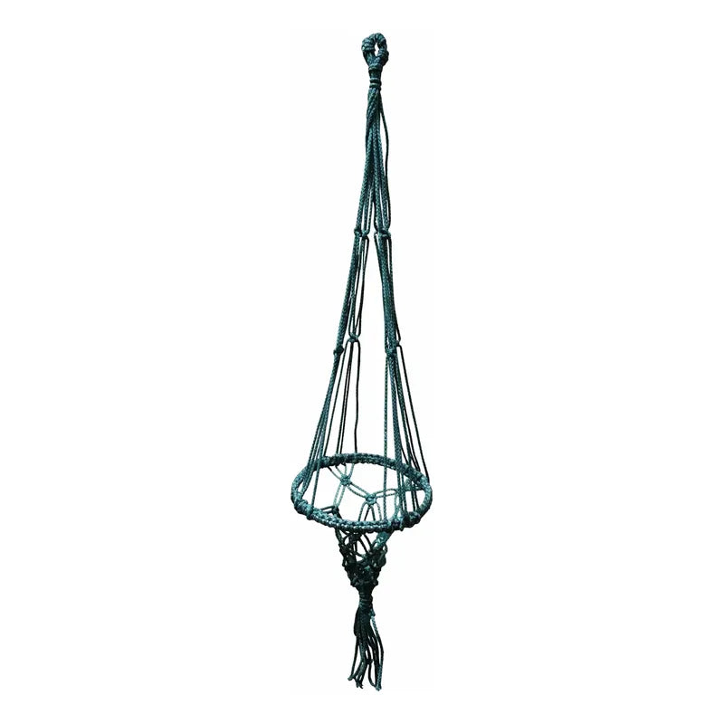 Colgante Hilo Para Plantas/ Porta Macetero Verde Oscuro