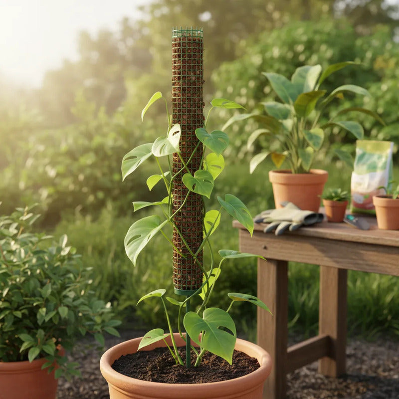 Tutor Ecologico De Coco Chips Para Plantas Trepadoras 50cm