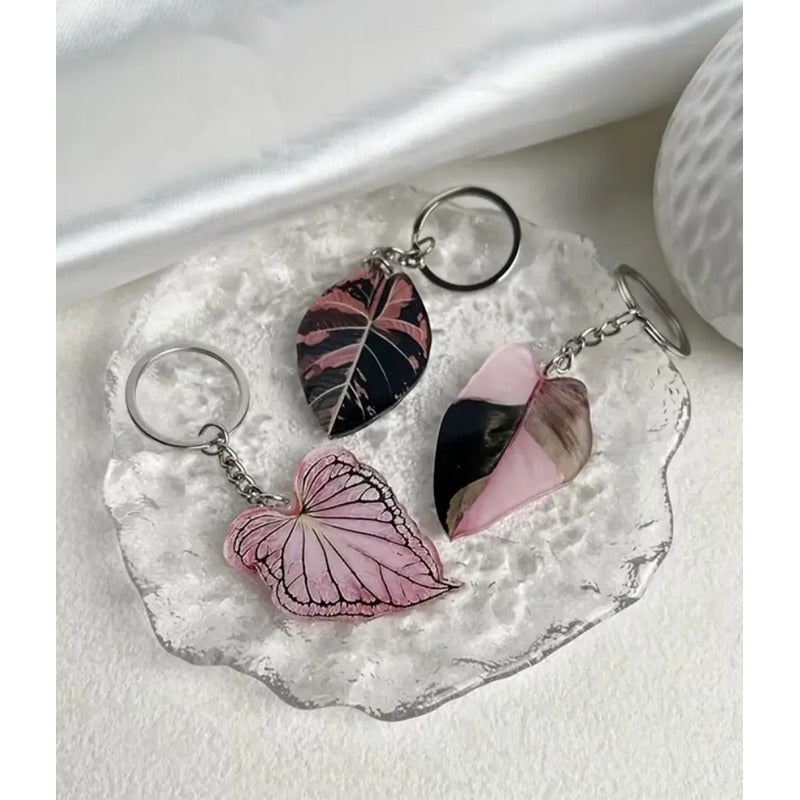Set De 3 Llaveros De Plantas Plant Lovers Para Regalo