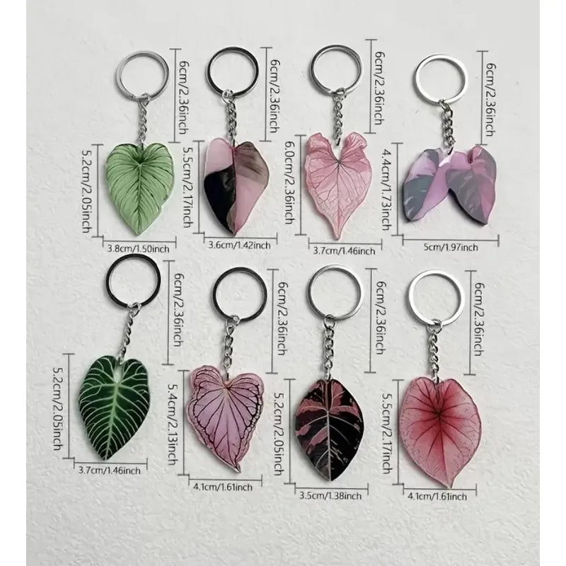 Set De 3 Llaveros De Plantas Plant Lovers Para Regalo