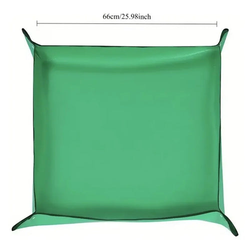 Alfombra Transplante Mat Para Plantas Multiuso Impermeable 66 Cm Verde