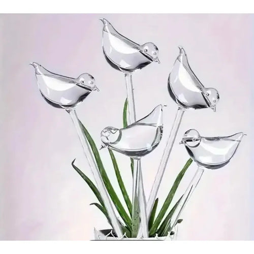 Autoriego para Plantas Forma de Pájaro x2