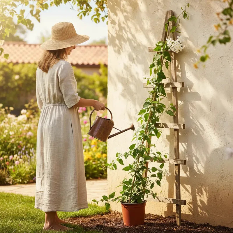 Jazmin Solano Planta Enredadera Exterior Blanco