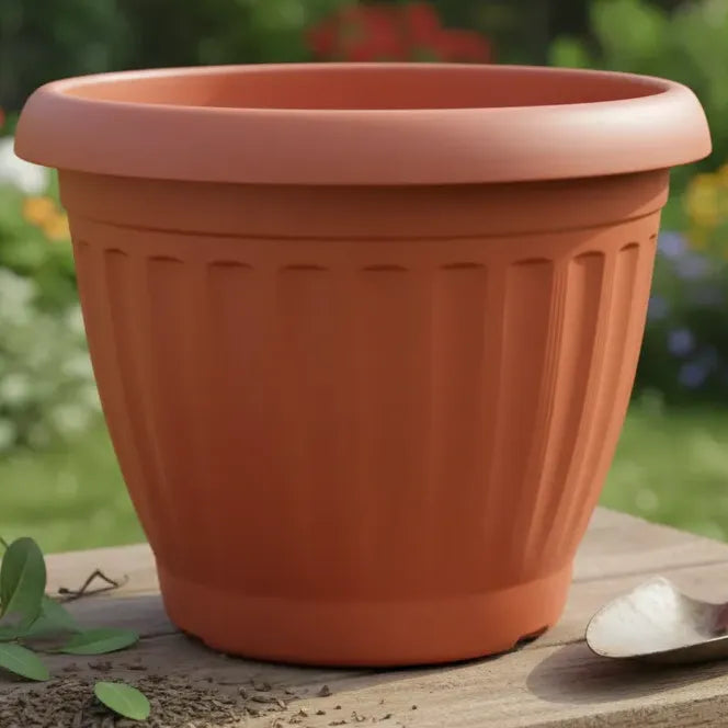 Macetero Plástico  Terracota 50cm Diámetro Terracota