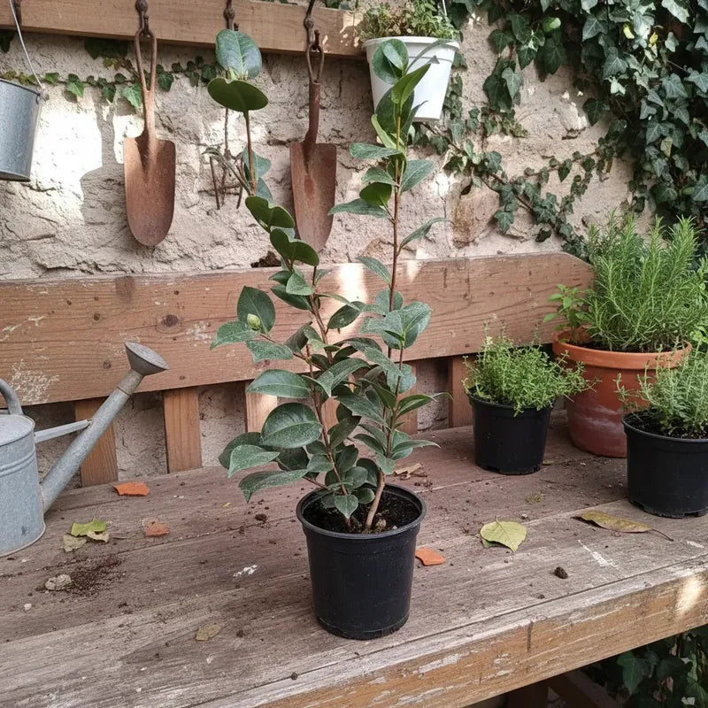 Camelia Planta De Floracion Invernal