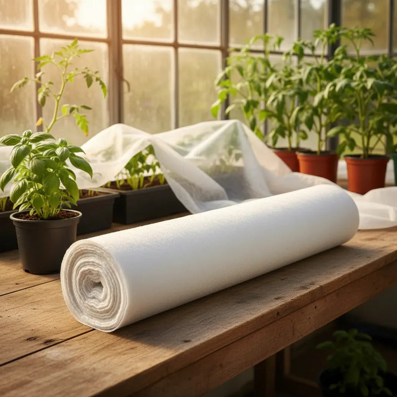 Malla/ Manta Antihelada 25grs Para Plantas De Exterior E 2x2mts