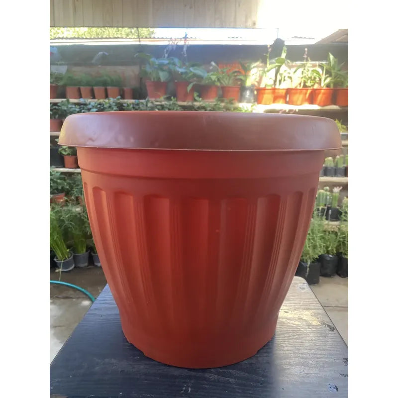 Macetero Plástico  Terracota 50cm Diámetro Terracota