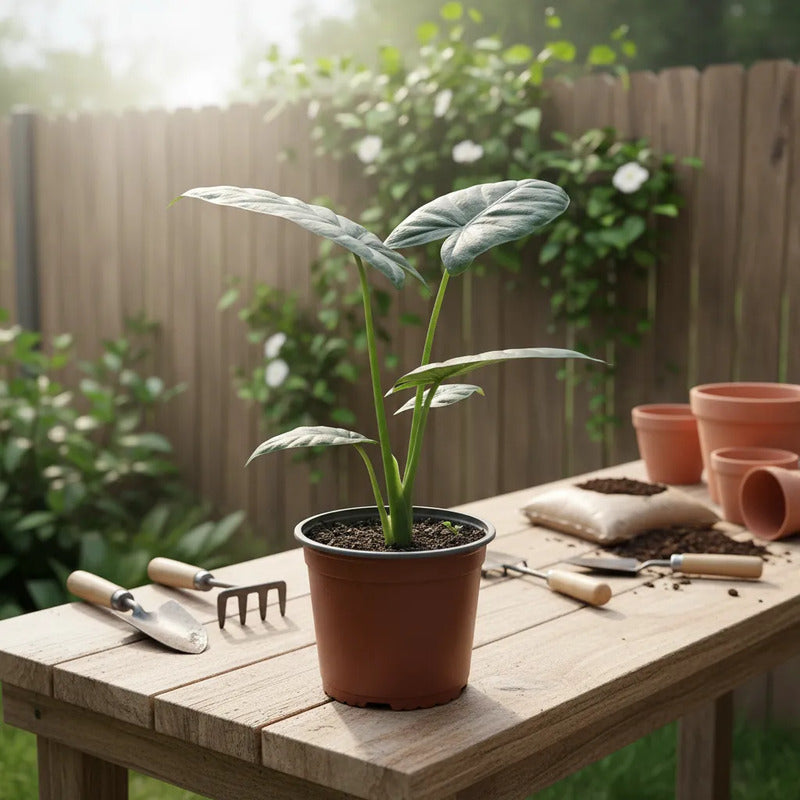 Manto De Eva 20cm Alocasia Macrorrhiza