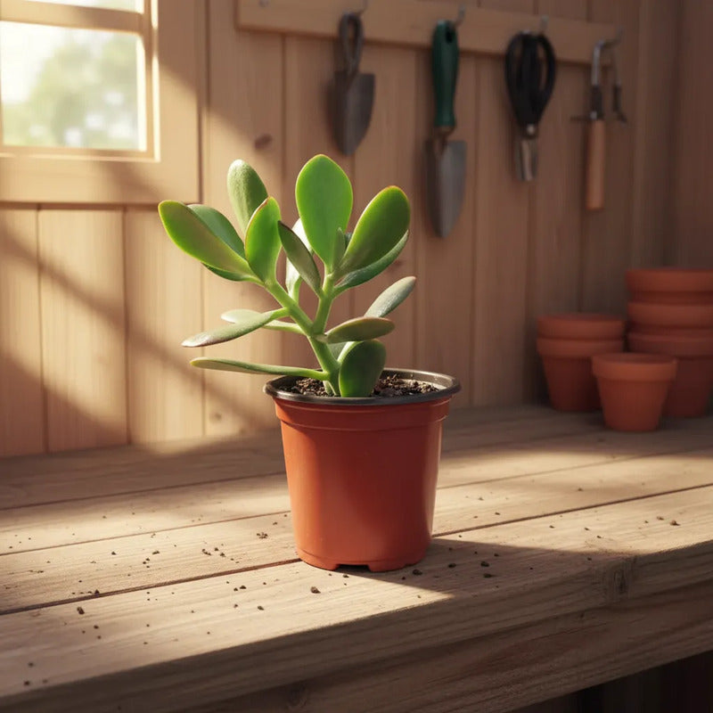 Jade Pequeño Árbol De La Abundancia Y El Dinero