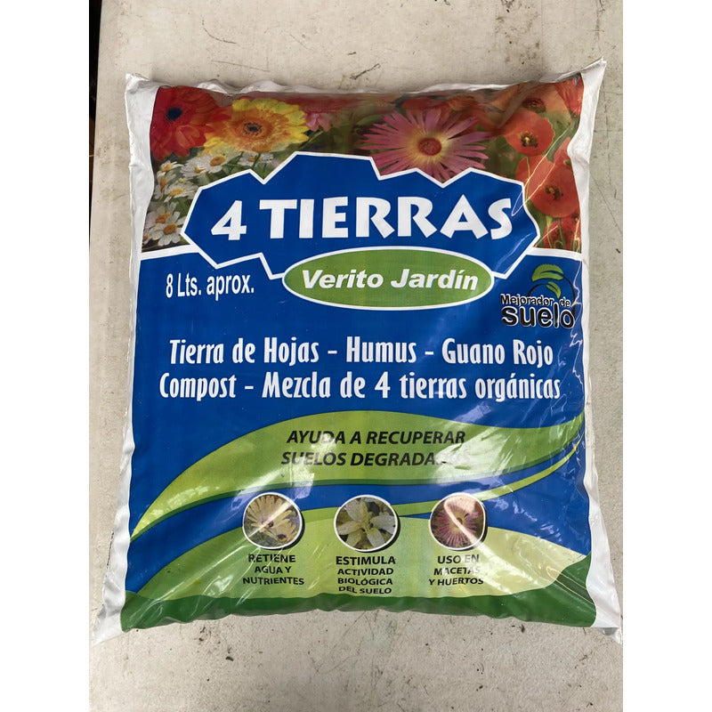 Sustrato Organico Premium Verito Jardin 8lts