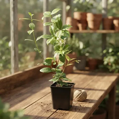 Jazmin Helice Pequeño Planta Enredadera Flor Aromatica