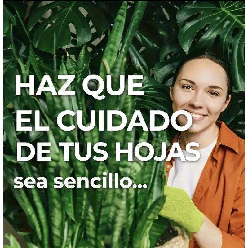 Guantes Para Limpieza De Hojas Plantas Microfibra 1 Pieza Verde