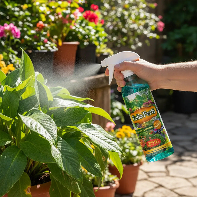 Fertilizante Foliar Plantas De Interior Y Exterior