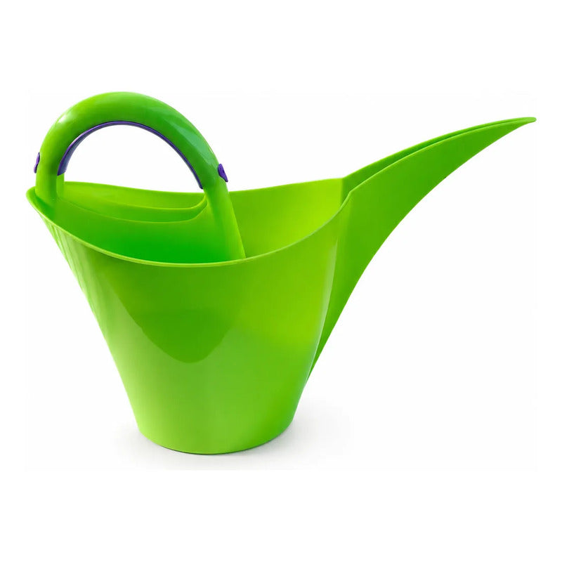 Regadera Plastico Para Plantas 2 Litros Verde Claro