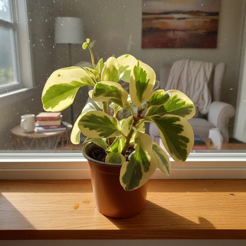 Peperomia Variegada Planta Interior Ornamental