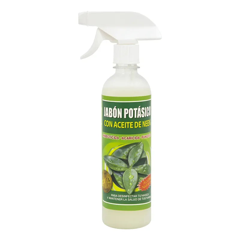 Jabón Potásico Con Aceite De Neem Fungicida Natural 500cc