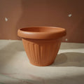 Macetero Plastico Colonial 20cm Diámetro Terracota Terracota 20