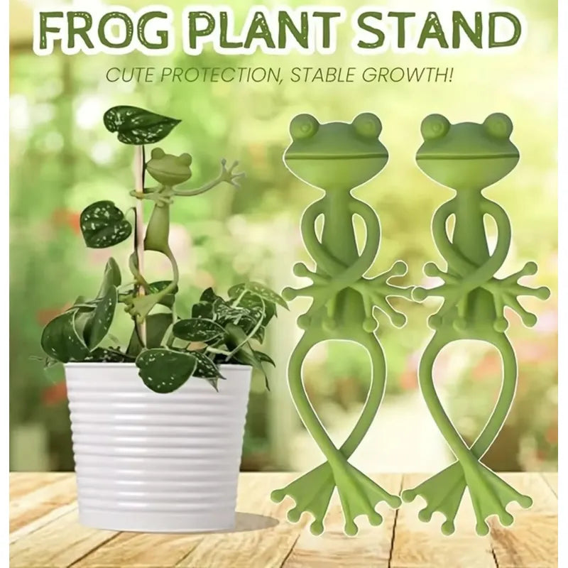 Soporte Para Plantas Forma De Rana 2 Unidades