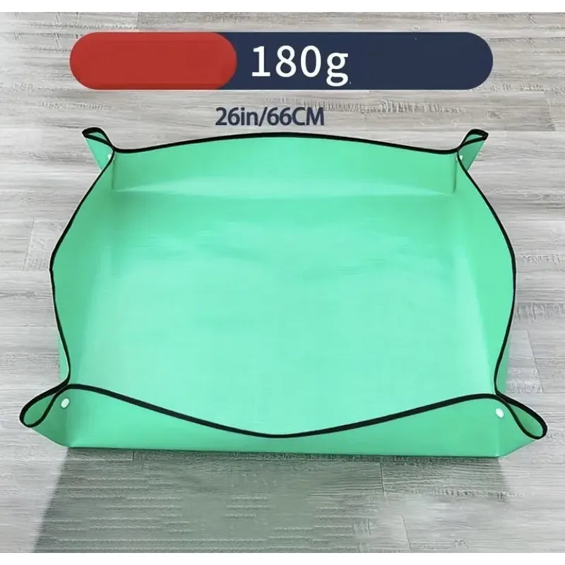 Alfombra Transplante Mat Para Plantas Multiuso Impermeable 66 Cm Verde