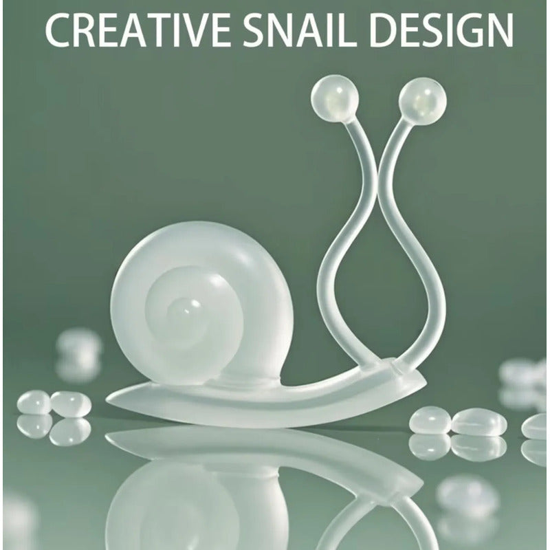 Soporte Para Plantas Forma De Caracol 10 Unidades Verde Lisa