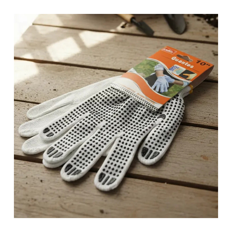 Par De Guantes Para Jardin Blanco Lisa M