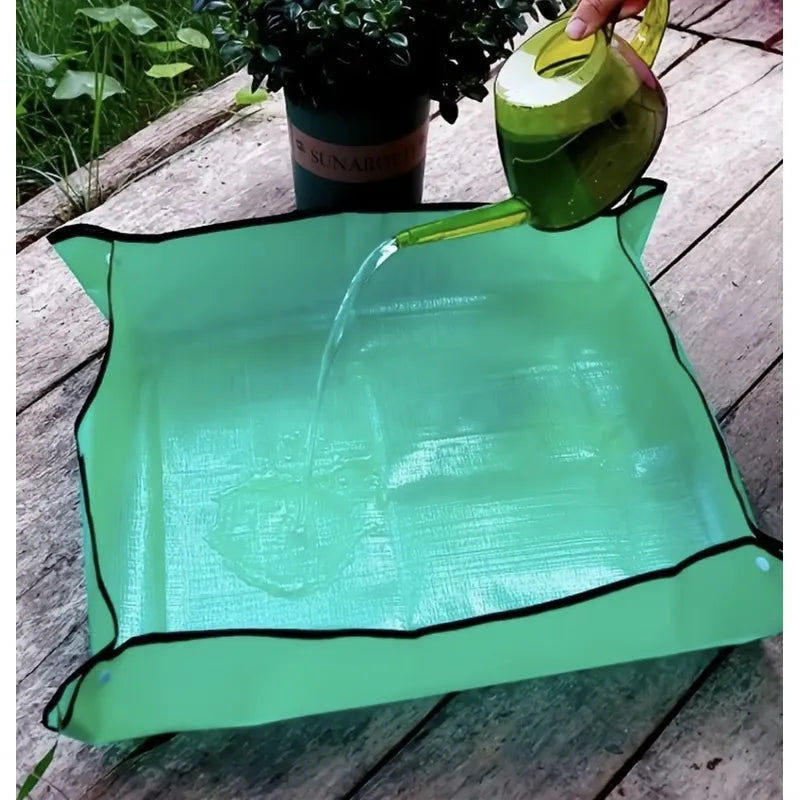 Alfombra Transplante Mat Para Plantas Multiuso Impermeable 100 CM 75 CM Verde