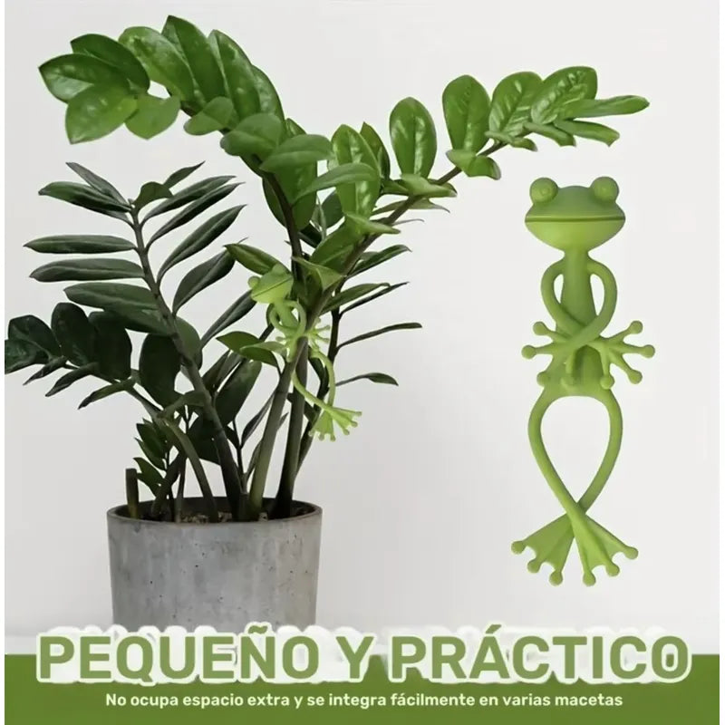 Soporte Para Plantas Forma De Rana 2 Unidades