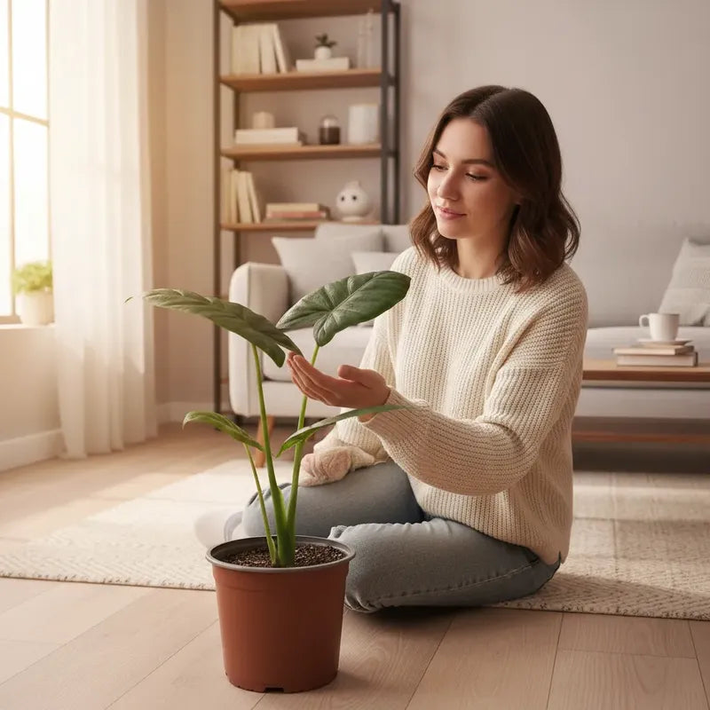 Manto De Eva 20cm Alocasia Macrorrhiza