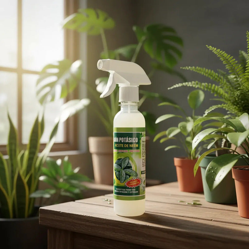 Jabon Potasico Con Aceite De Neem 250cc Con Aspersor