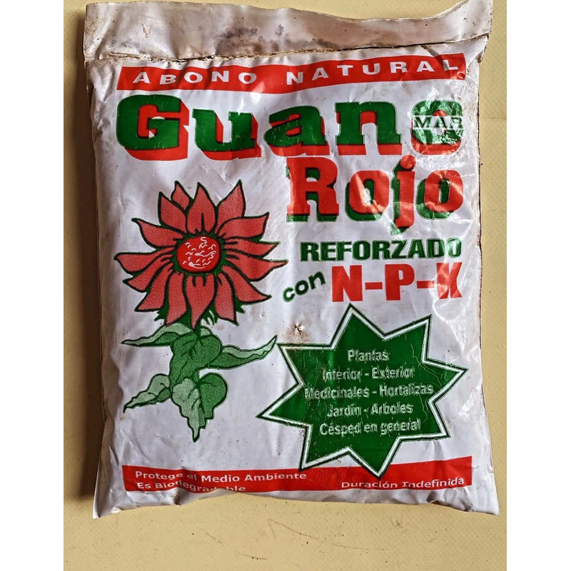 Guano Rojo Reforzado con NPK - Fertilizante Orgánico 2L