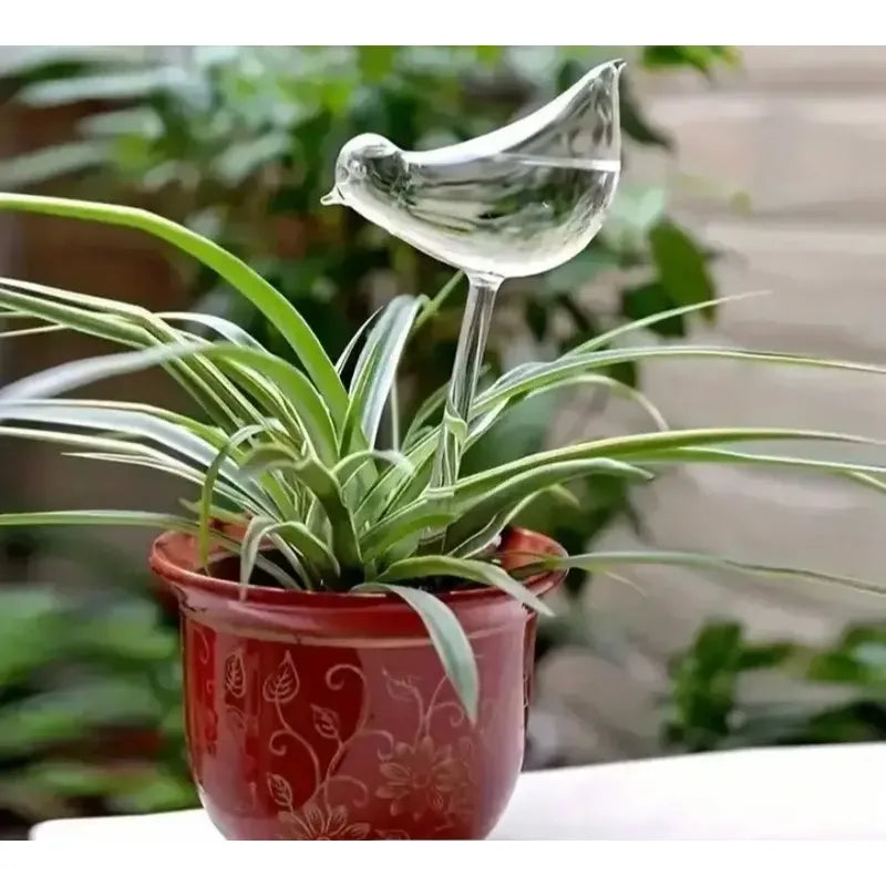 Autoriego para Plantas Forma de Pájaro x2