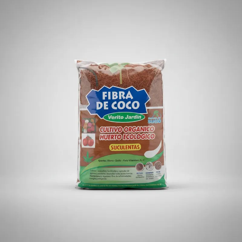 Fibra De Coco 3 Lts Expandida Para Sustrato