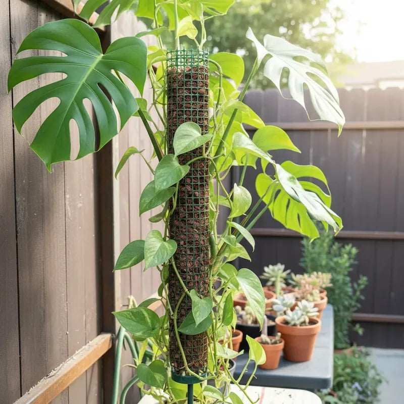 Tutor Ecologico De Coco Chips Para Plantas Trepadoras 50cm