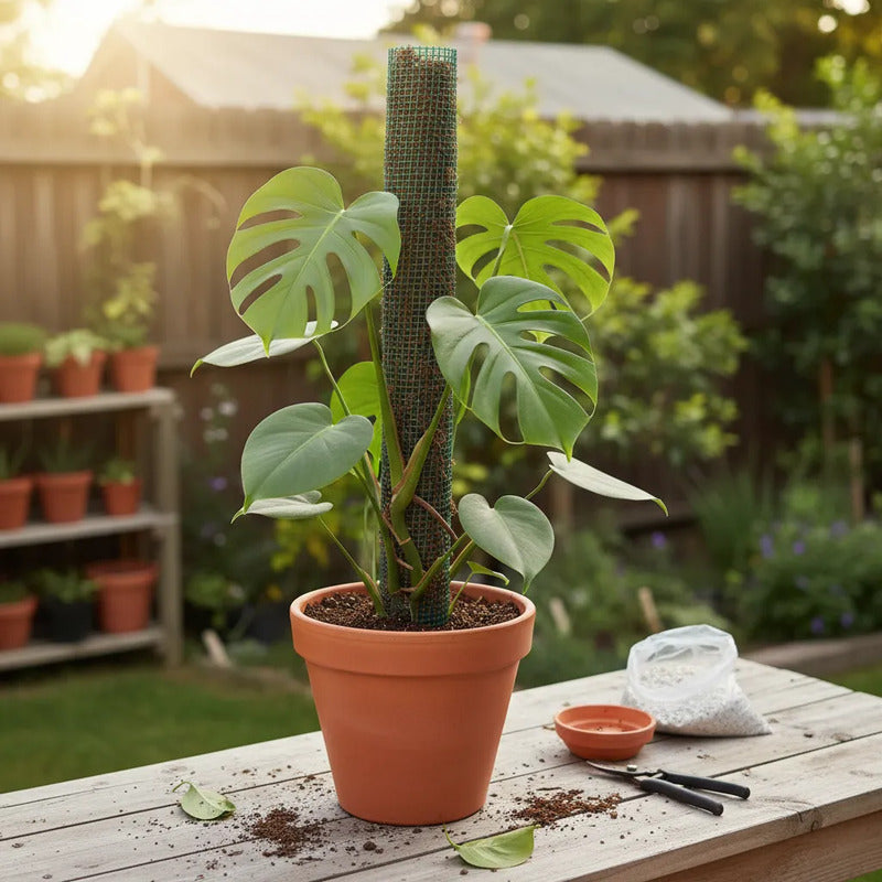 Tutor Fibra De Coco Chips Para Plantas Trepadoras 100cm